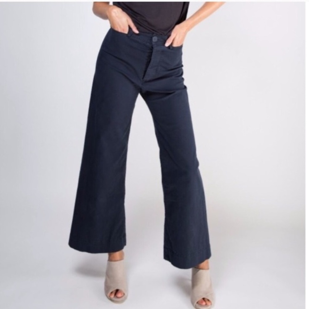 Emerson Thorpe Ryan High Waisted Wide Leg Pants 4